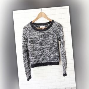 SO Black/ Grey Marled Sweater